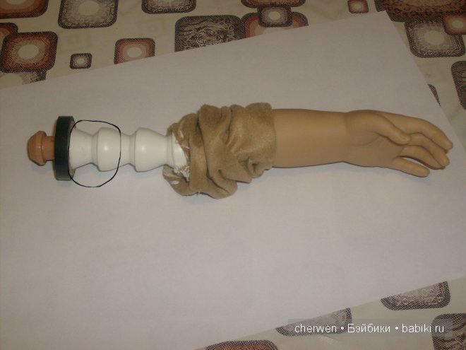 Как отремонтировать руку кукле Skille (молд Мерле и Майя) (фото 2)