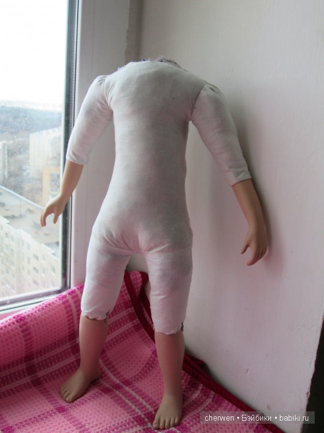 Пошив тела для фарфоровой куклы своими руками