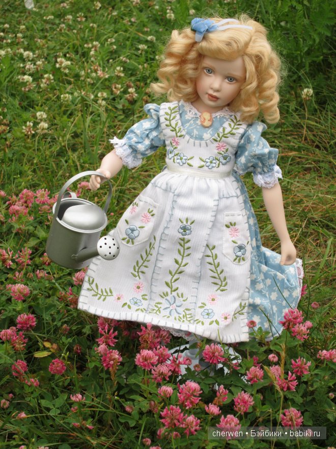 Helen Kish, Rose. Фарфоровая кукла 1980 г (фото 2)