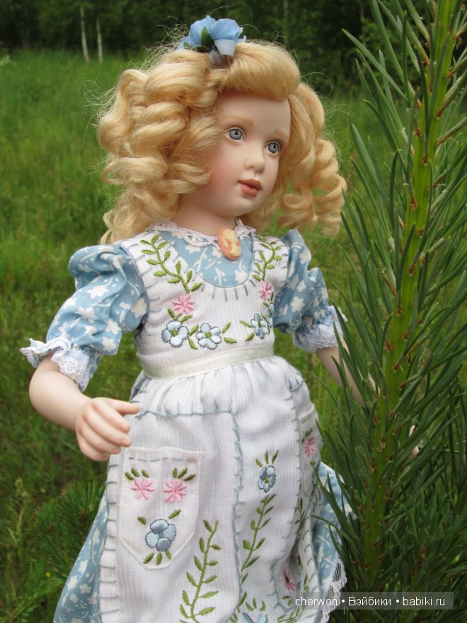 Helen Kish, Rose. Фарфоровая кукла 1980 г (фото 3)