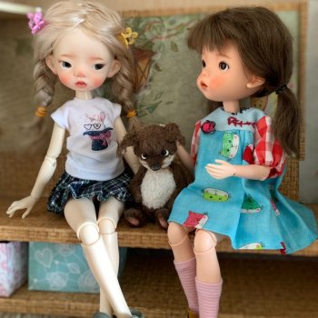 Девочки Landoudou и Ember H Minor