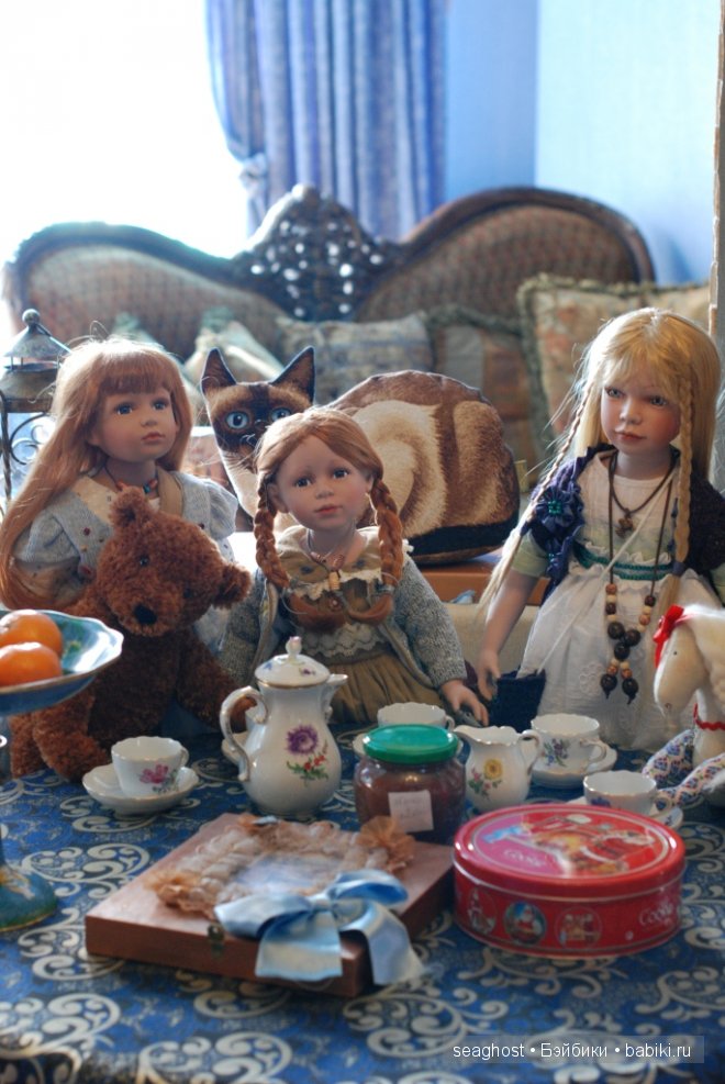 Утреннее чаепитие Adele's puppenhaus