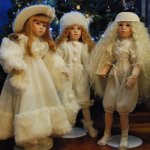 Один год. Серия публикаций к юбилею. Jahreszeiten от Ute Kase Lepp, "Зима", -  Weissroeckchen, Eisbluemchen , Schneefloeckchen.