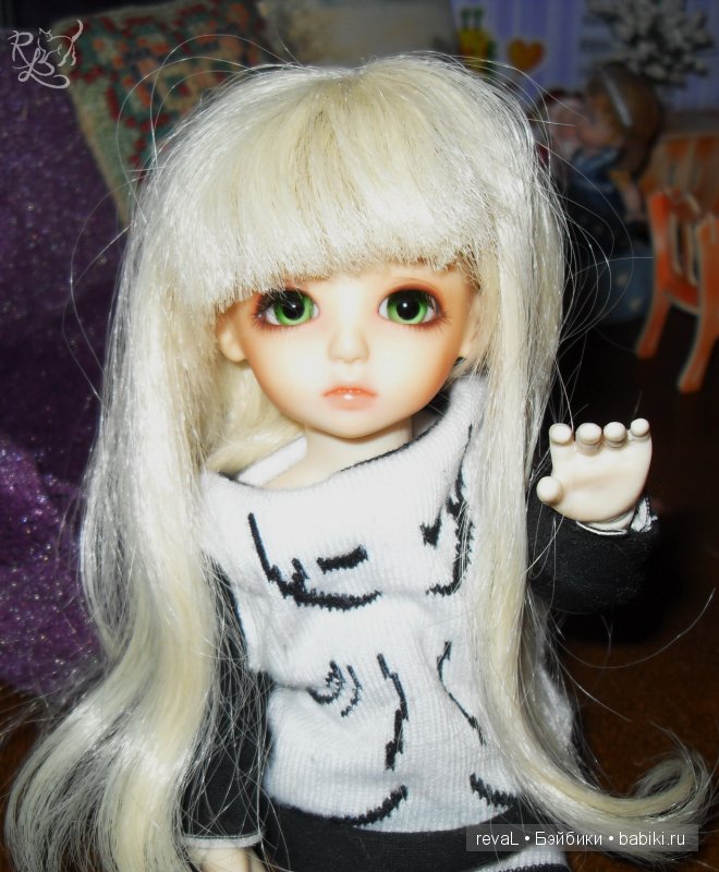 Девочка Женя и ее квартира.Куклы БЖД. мебель