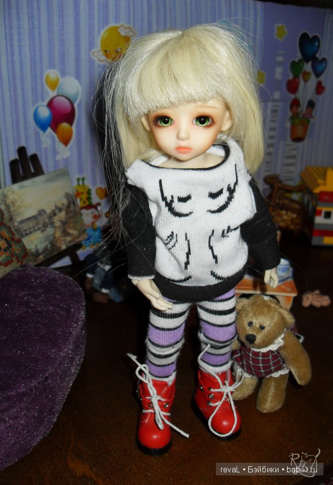 Девочка Женя и ее квартира.Куклы БЖД. мебель