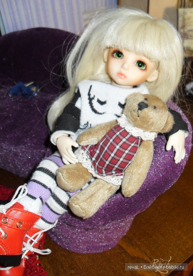 Девочка Женя и ее квартира.Куклы БЖД. мебель