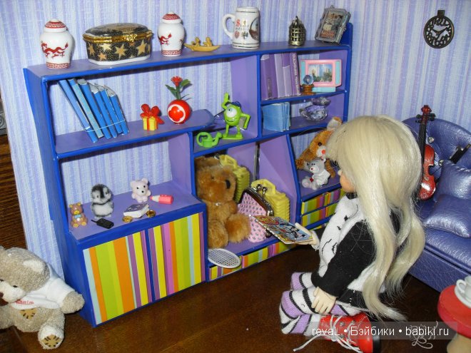 Девочка Женя и ее квартира.Куклы БЖД. мебель