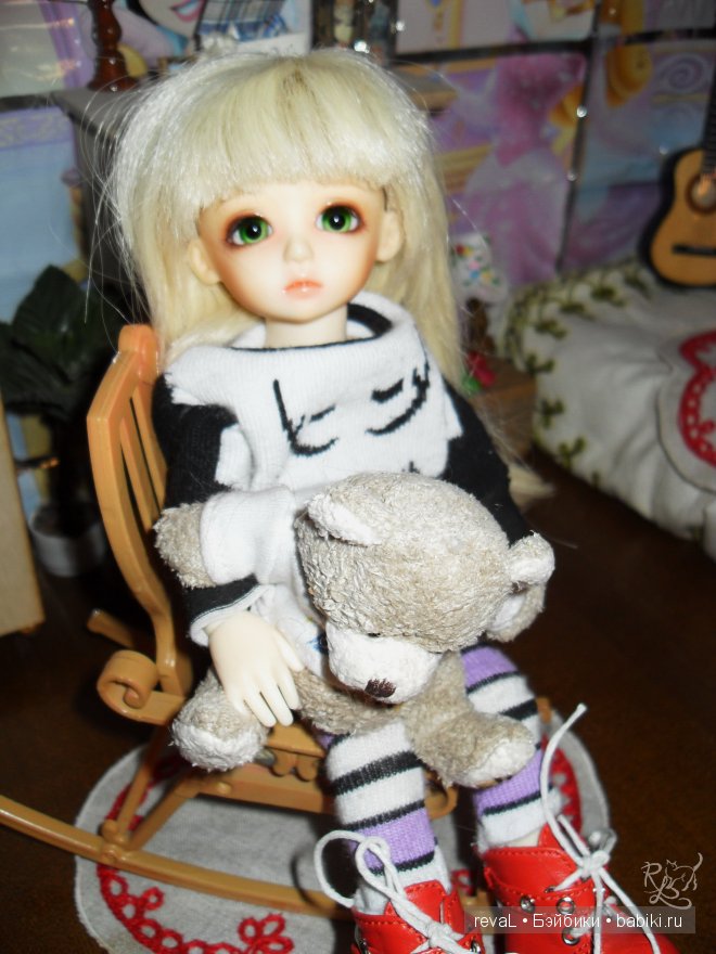 Девочка Женя и ее квартира.Куклы БЖД. мебель