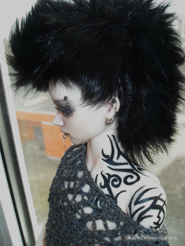 Куклы БЖД, мейк,тату кукол, Я-Любаша Рева