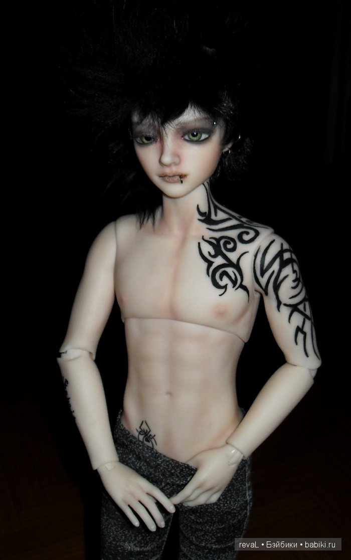 Куклы БЖД, мейк,тату кукол, Я-Любаша Рева