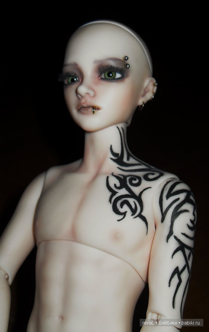 Куклы БЖД, мейк,тату кукол, Я-Любаша Рева