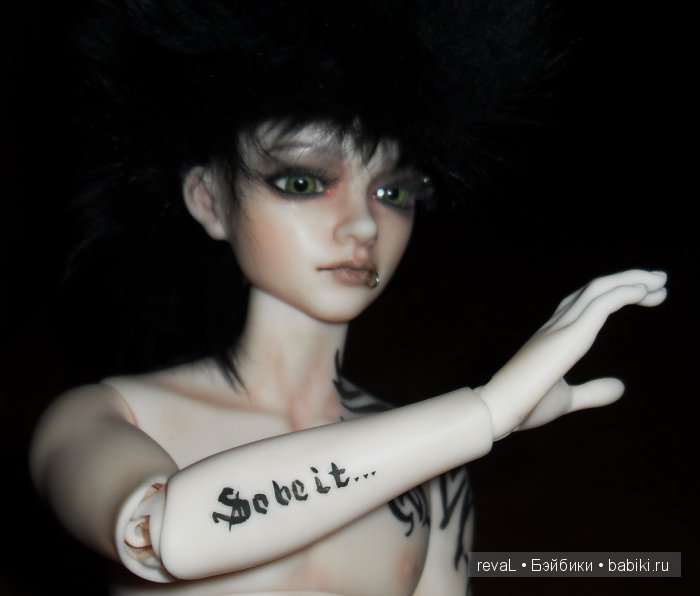 Куклы БЖД, мейк,тату кукол, Я-Любаша Рева