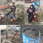 Шедевры нашего двора или пора  переходить  на летние шины.