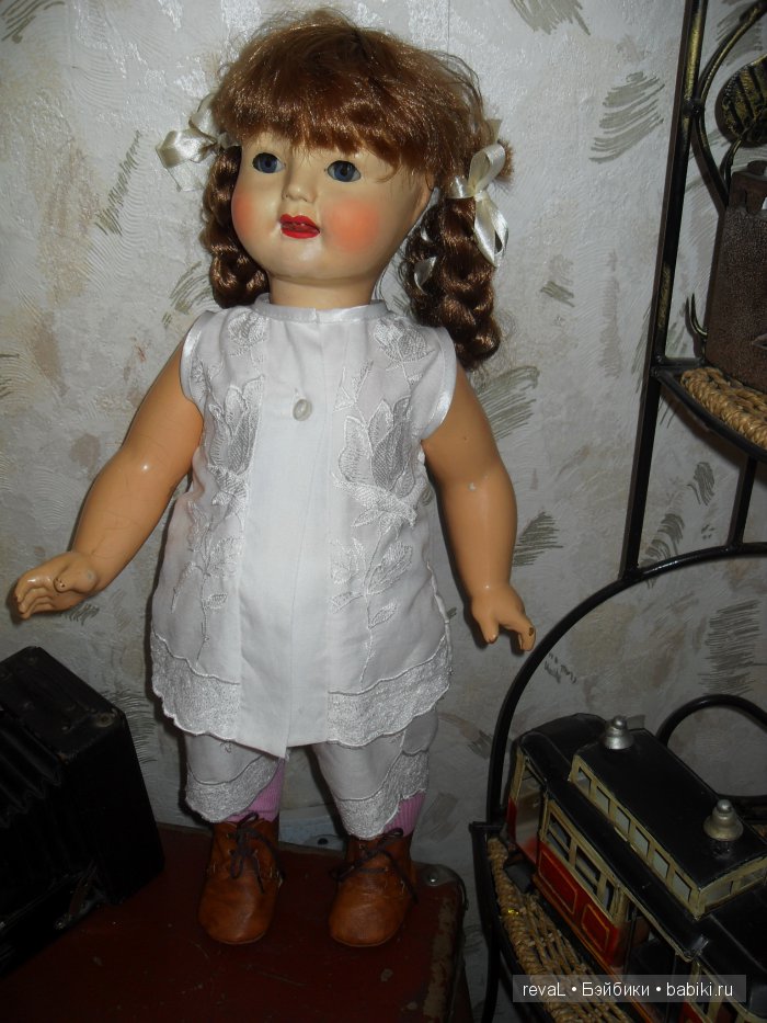 винтажные и антикварные куклы, реставрация кукол, Я-Любаша Рева