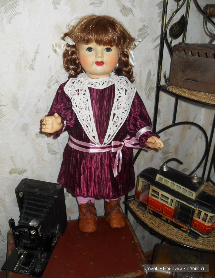 винтажные и антикварные куклы, реставрация кукол, Я-Любаша Рева