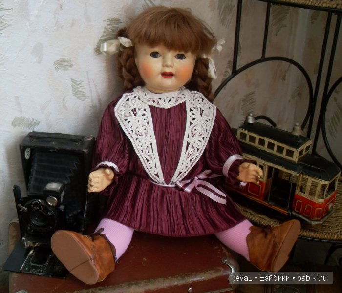 винтажные и антикварные куклы, реставрация кукол, Я-Любаша Рева