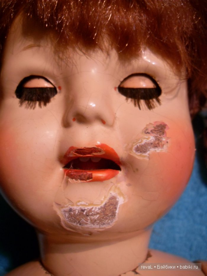 винтажные и антикварные куклы, реставрация кукол, Я-Любаша Рева