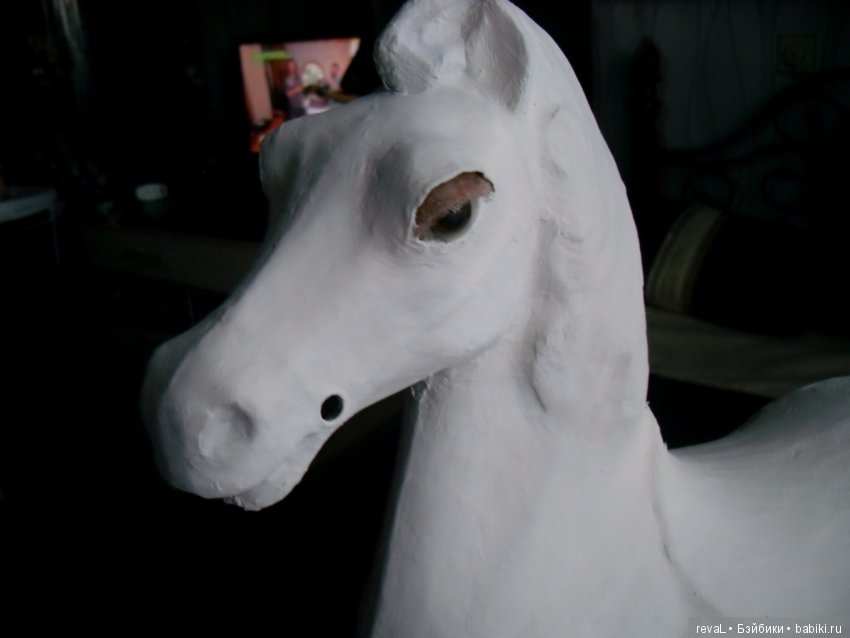 реставрация, конь,игрушки детства, Я-Любаша Рева