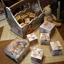 Что может быть более детским и милым, чем кубики или Декупаж&Я