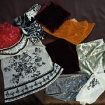 Красивые кусочки ткани для пошива одежды