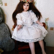 Фарфоровая куколка, изящная аристократочка от Hildegard Gunzel Фарфоровая куколка, изящная аристократочка от Hildegard Gunzel