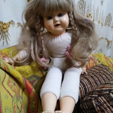 Редкая и необычная куколка Gotz, в стиле антикварных реплик. 1984 г. Нюд. Редкая и необычная куколка Gotz, в стиле антикварных реплик. 1984 г. Нюд.