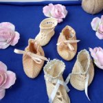 Вязаные ботиночки для антикварных и винтажных куколок:)