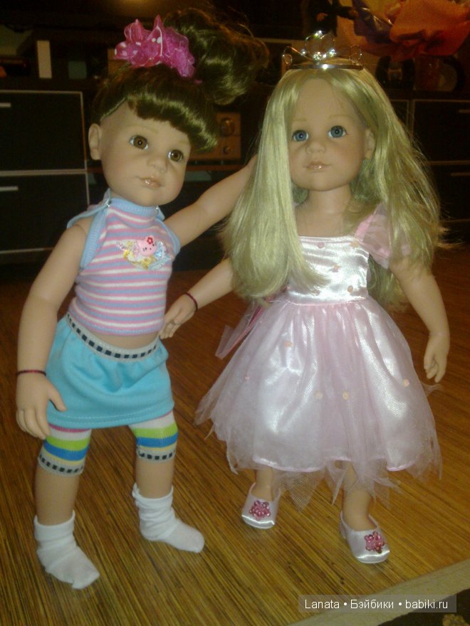 Наши куколки Готц, Даша и Настя