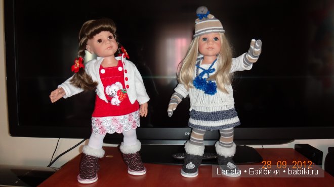 Наши куколки Готц, Даша и Настя