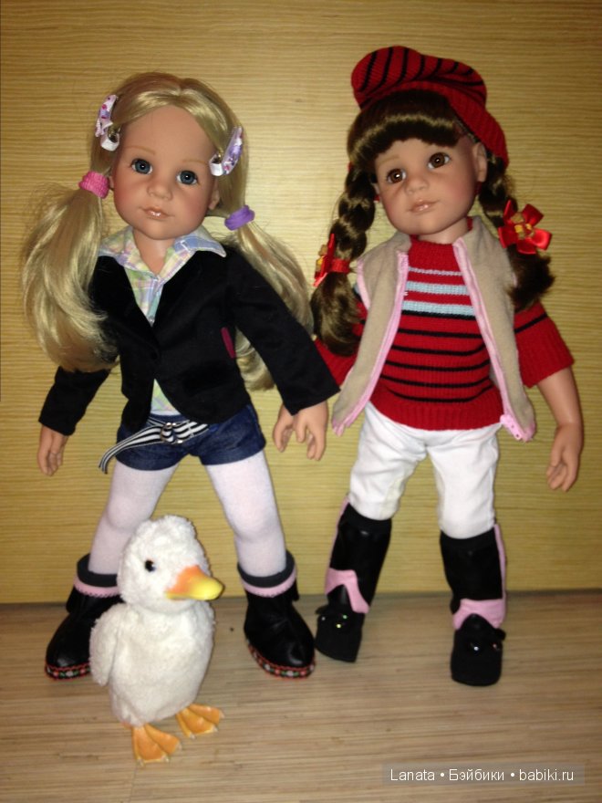 Наши куколки Готц, Даша и Настя