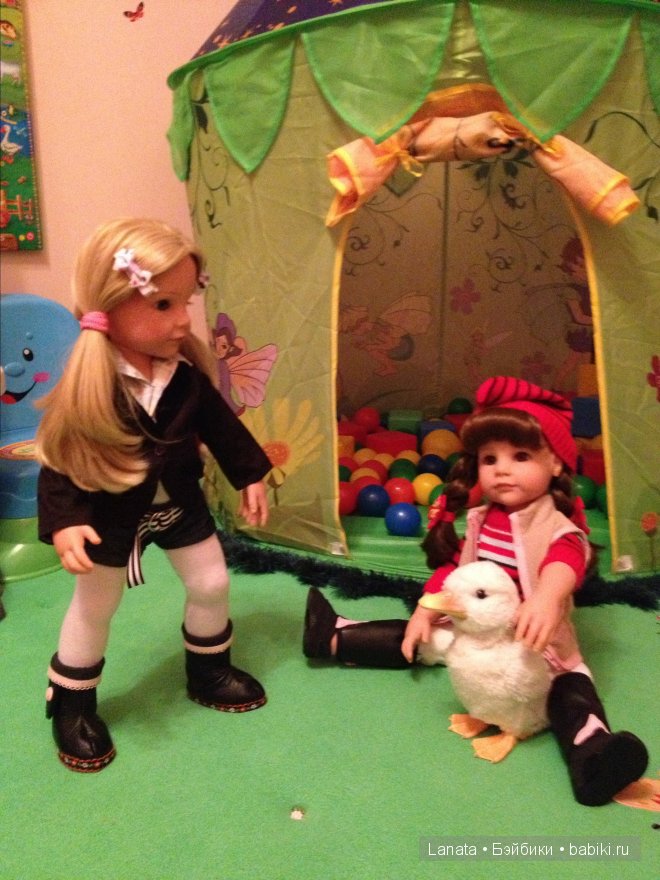 Наши куколки Готц, Даша и Настя