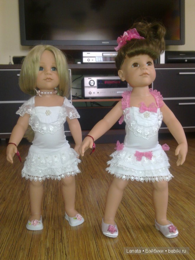 Наши куколки Готц, Даша и Настя