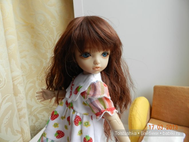 Алёнка приехала. Кукла Ани от Иплхаус | Бэйбики Алёнка приехала. Кукла Ани от Иплхаус (фото 2)