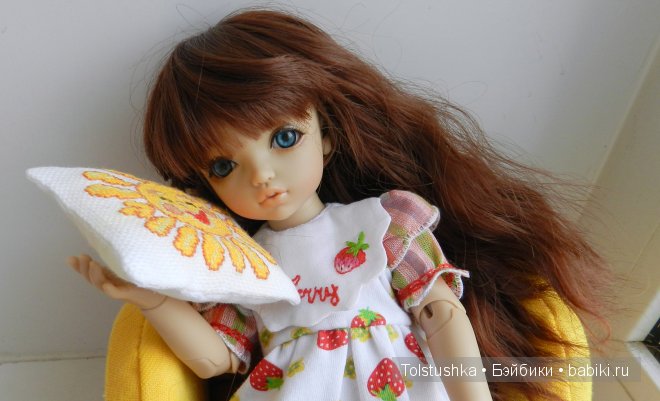 Алёнка приехала. Кукла Ани от Иплхаус (фото 3)