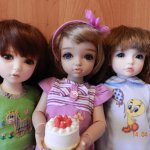 Приезд новых дочек. Куклы иплхаус