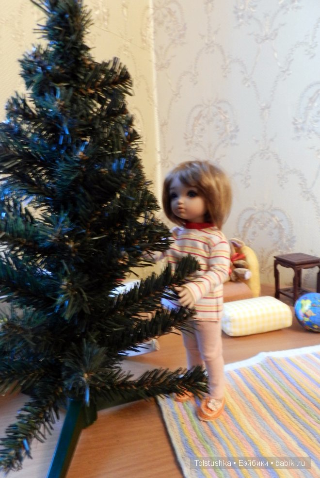 Мы наряжаем ёлку | Бэйбики Мы наряжаем ёлку — Куклы Iplehouse (Иплхаус): BJD (БЖД) (фото 4)