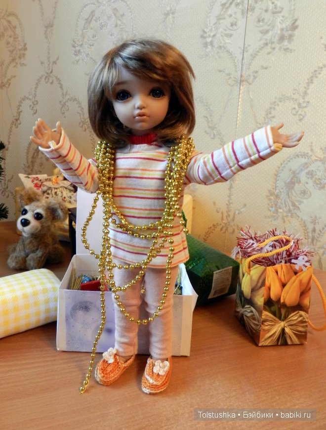 Мы наряжаем ёлку | Бэйбики Мы наряжаем ёлку — Куклы Iplehouse (Иплхаус): BJD (БЖД) (фото 10)