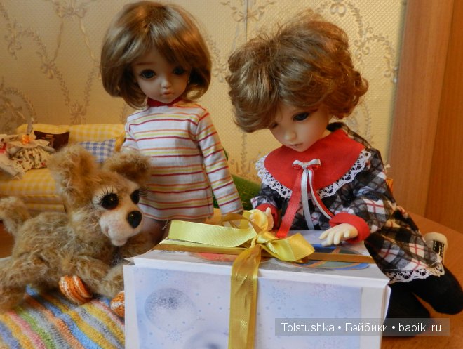 Мы наряжаем ёлку | Бэйбики Мы наряжаем ёлку — Куклы Iplehouse (Иплхаус): BJD (БЖД) (фото 7)