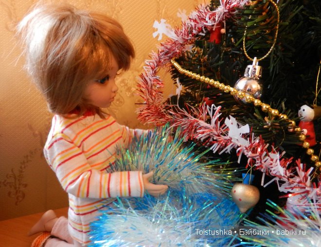 Мы наряжаем ёлку | Бэйбики Мы наряжаем ёлку — Куклы Iplehouse (Иплхаус): BJD (БЖД)