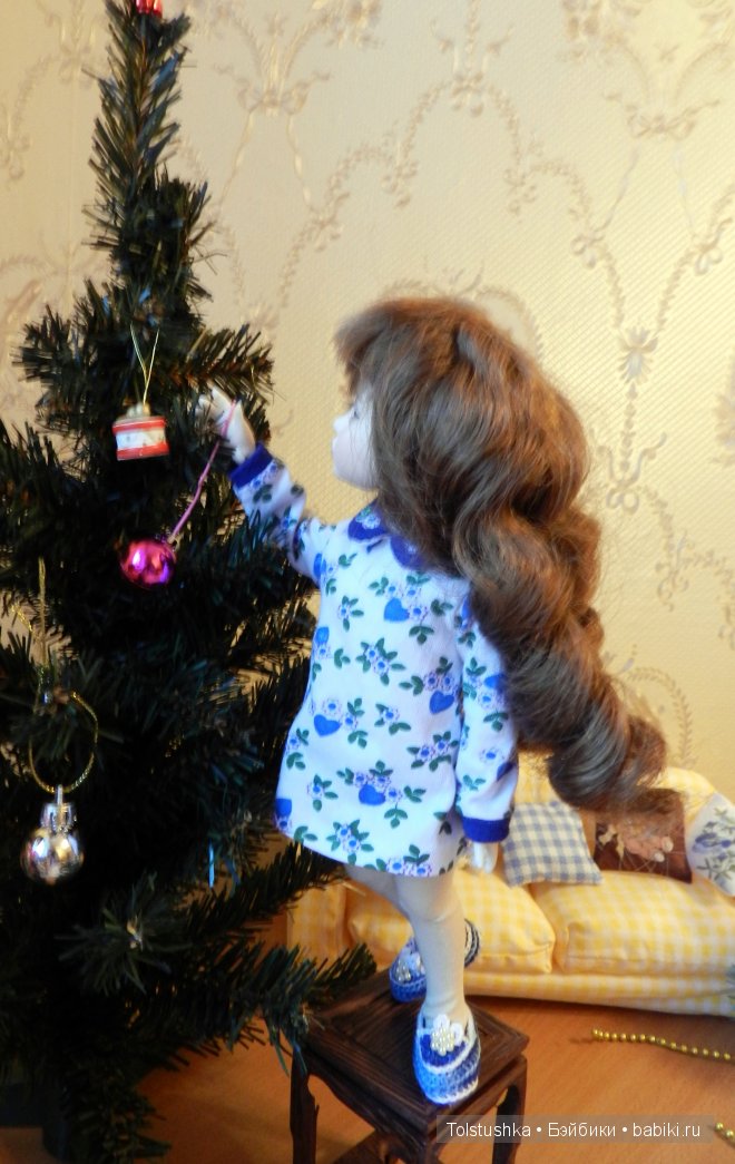 Мы наряжаем ёлку | Бэйбики Мы наряжаем ёлку — Куклы Iplehouse (Иплхаус): BJD (БЖД)