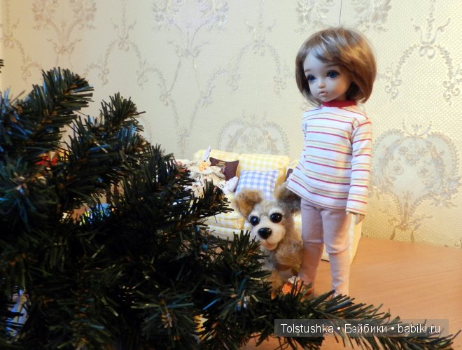 Мы наряжаем ёлку | Бэйбики Мы наряжаем ёлку — Куклы Iplehouse (Иплхаус): BJD (БЖД)