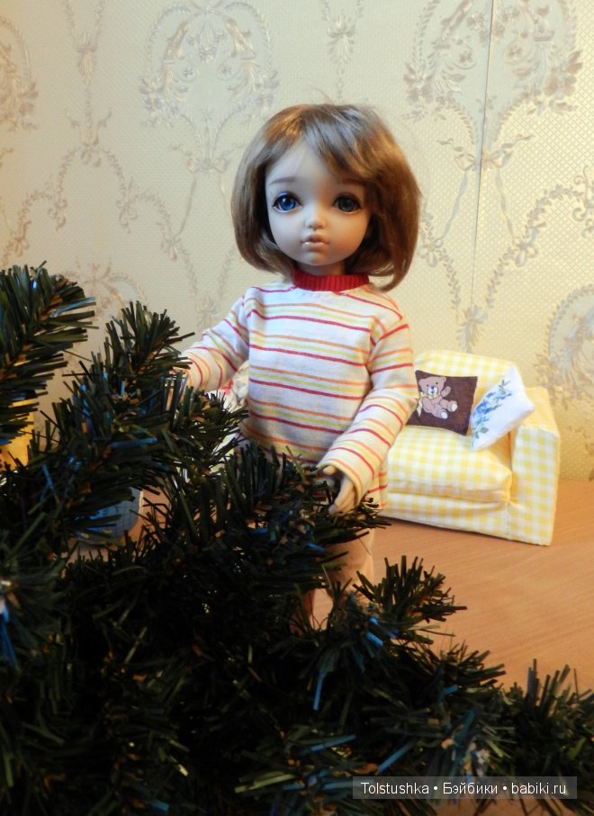 Мы наряжаем ёлку | Бэйбики Мы наряжаем ёлку — Куклы Iplehouse (Иплхаус): BJD (БЖД) (фото 3)