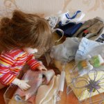 Поездка малышки.