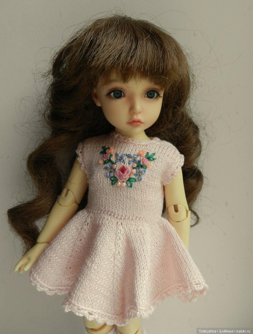 Розовое платьице | Бэйбики Розовое платьице — Куклы Iplehouse (Иплхаус): BJD (БЖД) (фото 2)