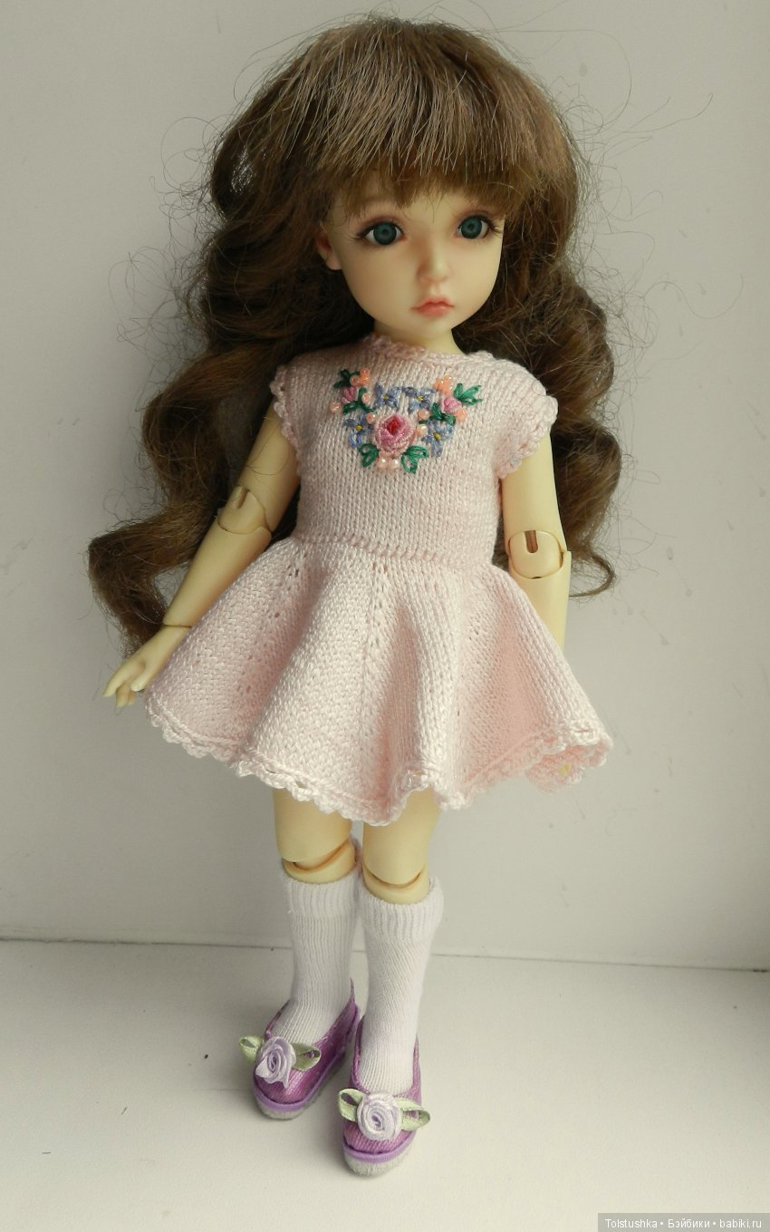 Розовое платьице | Бэйбики Розовое платьице — Куклы Iplehouse (Иплхаус): BJD (БЖД)