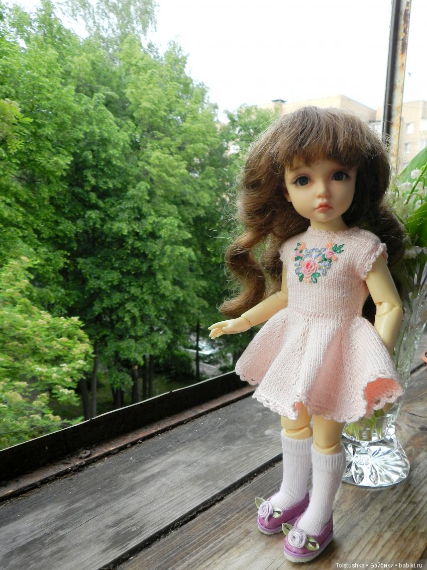 Розовое платьице | Бэйбики Розовое платьице — Куклы Iplehouse (Иплхаус): BJD (БЖД) (фото 3)