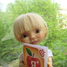 Олаф учит буквы.