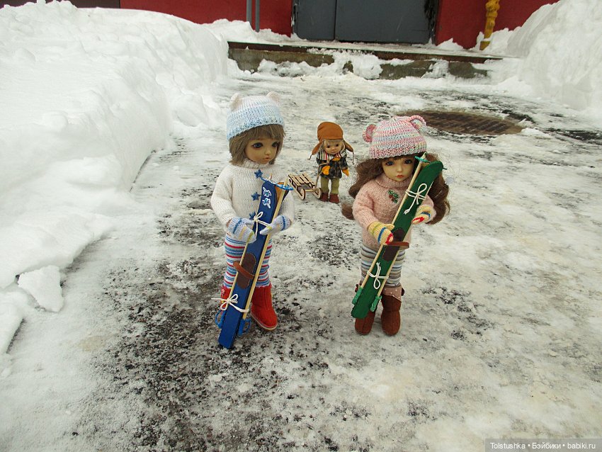 На лыжах. Девчонки — Куклы Iplehouse (Иплхаус): BJD (БЖД)