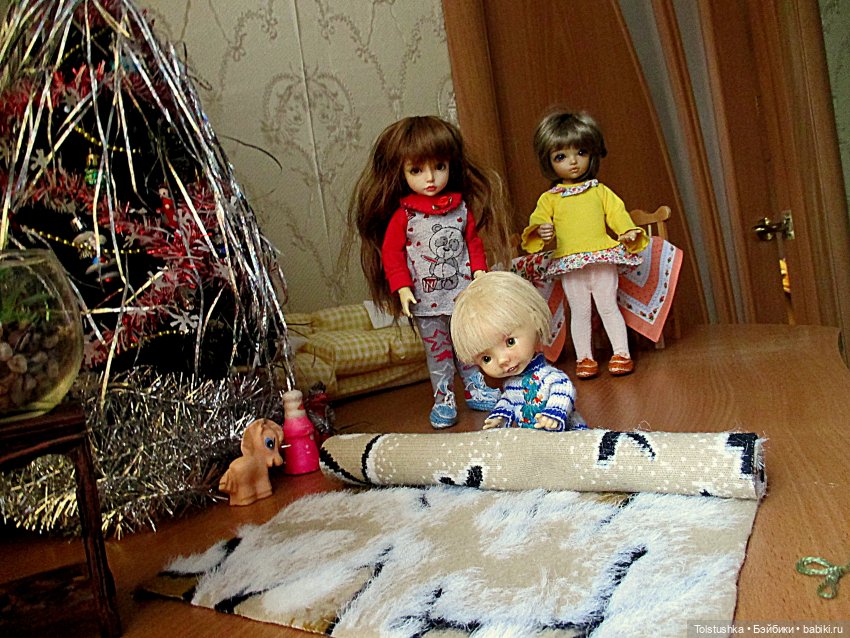 Как мы елку наряжали | Бэйбики Как мы елку наряжали — Куклы Iplehouse (Иплхаус): BJD (БЖД)