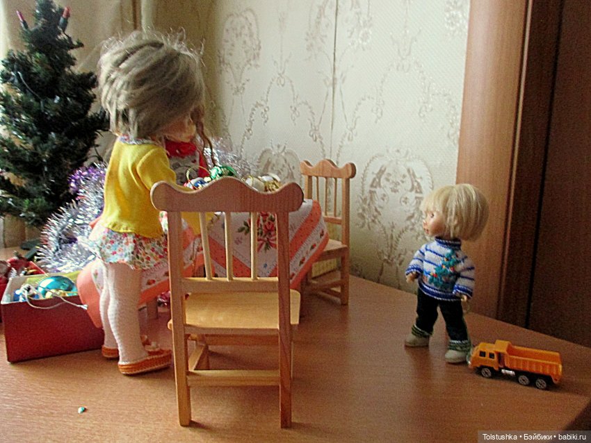 Как мы елку наряжали | Бэйбики Как мы елку наряжали — Куклы Iplehouse (Иплхаус): BJD (БЖД) (фото 7)